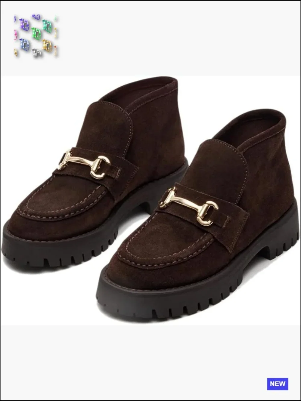 Chunky Heel Ankle Booties Platform Slip On Fall Winter Short Boots
